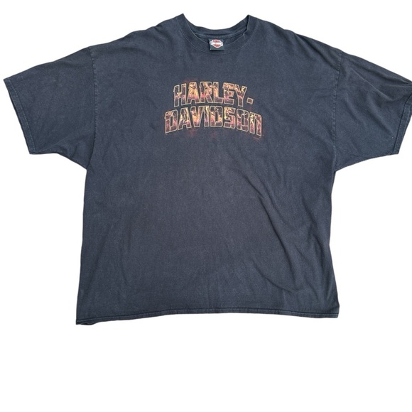 Harley-Davidson Lone Wolf Spokane Washington Short Sleeve Stay Ahead Of The Pack - Picture 2 of 5